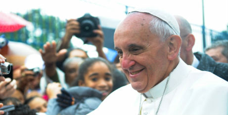 Pope with young people